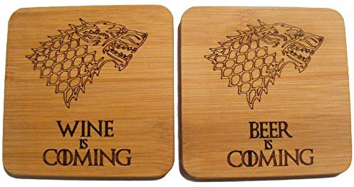 Posavasos de Juego de Tronos, 10 x 10 cm