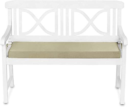 TexDeko® Gartenbank Sitzpolster 150 x 48 x 6cm Outdoor wasserabweisend waschbar Bankkissen Bankpolster Polster (Sand)