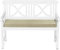 TexDeko® Gartenbank Sitzpolster 150 x 48 x 6cm Outdoor wasserabweisend waschbar Bankkissen Bankpolster Polster (Sand)