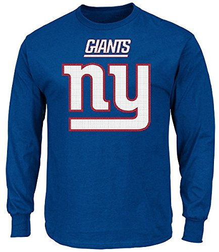 Majestic NFL Football Shirt New York Giants NY Langarm Critical Victory Long Sleeve (S)