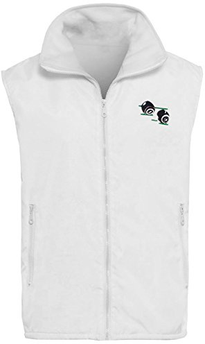 MyShoeStore Unisex Adult Bowling Jacket, Anorak, White, S-3XL