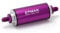 Racing Ready Inline Fuel Filter AN6 con 100 micron Element