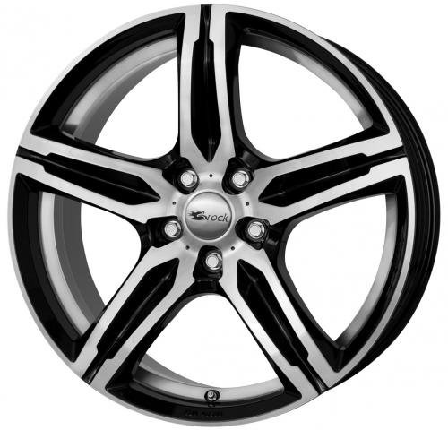 Brock B29 schwarz front-poliert 8x19 ET30 5.00x120.00 Hub Hole 72.60 mm - Alu felgen