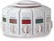 KitchenArt Select-A-Spice Plastic Auto-Measure Carousel Professional Series, White