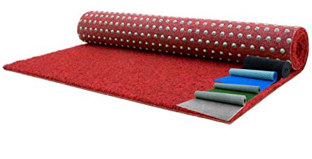 MadeInNature Moquette d'extérieur ou d’intérieur | Dimensions et Couleurs au Choix | Tapis Type Gazon Artificiel - pour Jardin, terrasse, Balcon | revêtement de Sol Outdoor (300 x 200 cm, Rouge)