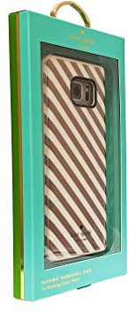 Kate Spade New York Flexible Hardshell Case for Samsung Galaxy Note 5 (Gold Diag