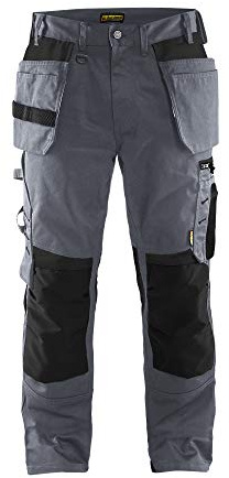 Blakläder 155518609499D84 Handwerker Bundhose Größe in Grau/Schwarz, D84