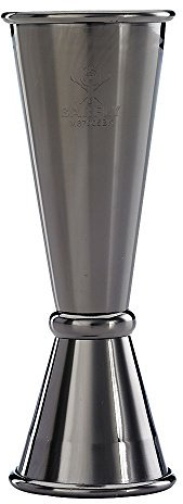 Barfly Jigger im japanischen Stil, 28,3 g x 57,7 g, Gun Metal Black