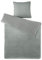 aqua-textil Feelwell Bettwäsche 155 x 220 cm 2teilig Coral Fleece Bettbezug Mikrofaser Thermo Flausch Silber grau