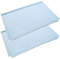 BRANDSON Brillenputztücher XXL (40x30 cm, hellblau, 2 Stück) Brillen Mikrofasertuch groß, waschbar - Mikrofaser Brillentücher, Reinigungstücher für Brille Handy Display etc.