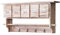 Mendler Küchenregal HWC-C49, Haushaltsregal Regal, Vintage mit 5 Schubladen 32x65x13cm - Natur