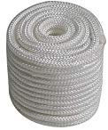ag-tools Kunststoff Seil Leine PP 12-Fach geflochten ø 3mm 20m Weiss Abspannseil 60208