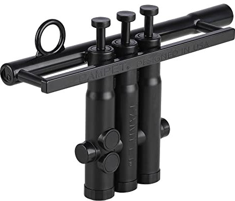 PAMPET - Dispositivo de entrenamiento para trompeta Si bemol, Negro