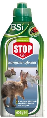 BSI - Stop Lapin - Répulsif - Granulés pour Epandre -Prévient La Gêne du Gibier - Prêt A l'emploi - 600 g