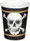 Boland Lot de 10 Gobelets Pirates Noirs 21cl
