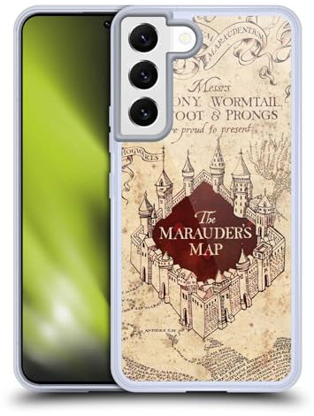 Head Case Designs Offizielle Harry Potter The Marauder's Map Prisoner of Azkaban II Soft Gel Handyhülle Hülle kompatibel mit Samsung Galaxy S22 5G