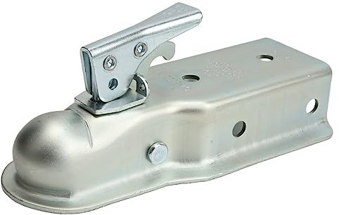 Attacco per rimorchio dritto, resistente agli urti ad alta resistenza Capacità di carico 3500 Attacco per gancio di traino resistente Sfera di traino da 50 mm per camion