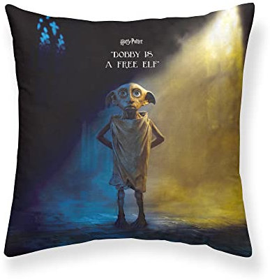 BELUM Kissenbezug Harry Potter, Größe: 50 x 50 cm, Modell: Dobby A, Stoff: Half Panama, 100% Baumwolle, 250 g.