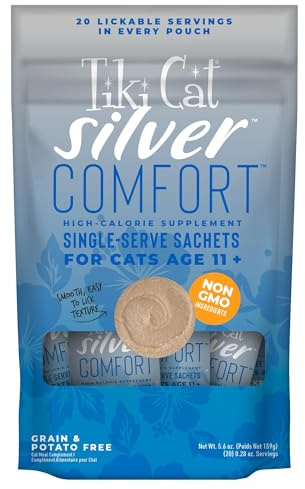 Tiki Cat® Silver™ Comfort Chicken & Chicken Liver Recipe 5.6 oz. (20/.28oz) (Pack of 8)
