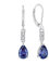 FJ Tropfen Hängend Ohrringe 925 Sterling Silber Tansanit Ohrringe Dezember Geburtsstein Schmuck Geschenke für Damen Frauen Mutter Freundin Mama