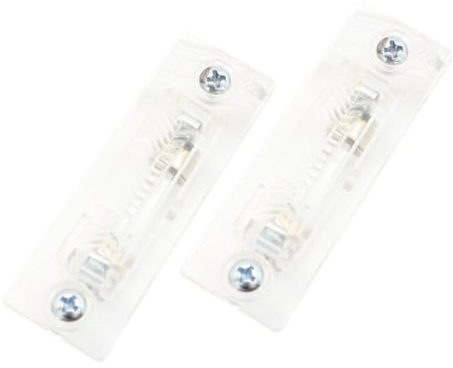 BIAREN 2x Rear Number Plate Light Lamp Lens Bulb Licence Number Plate Light For Volkswagen VW Passat Caddy T5 Transporter Multivan Touran Skoda Superb 3B5943021E 3B5943021 3B5943021A 3B5998026