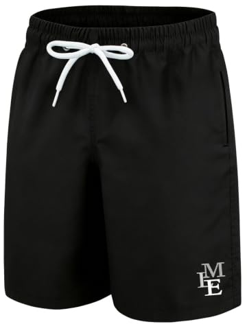 MEILONGER Short de Bains Garcons À Séchage Rapide Maillot de Bain Enfant a la Plage avec Slip Filet Âge 6-7,8,10-12,14-16,18-20