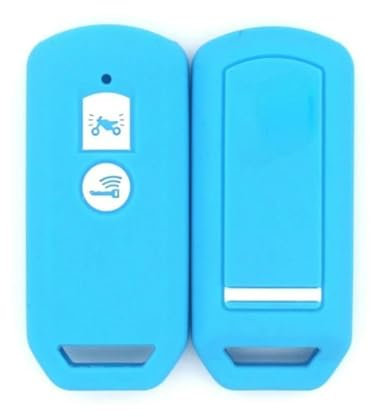 PTATT Silikon-Schlüsseletui für Honda X ADV SH 125 150 300 Forza 125 300 PCX150 2018 Motorrad-Roller 2-Tasten-Smart-Key