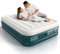 Lavisx Matelas gonflable Queen avec pompe intégrée de 45,7 cm de haut – Matelas gonflable auto-gonflant rapide en 1 à 3 minutes – Démarrage à 1 bouton de démarrage/dégonflage pour tous les endroits