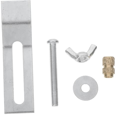 OSALADI 1 Jeu Vis De Montage Support D'évier Encastré Clips De Fixation Pour Évier De Cuisine Clips D'évier Robustes Clip De Lavabo Sous Plan Support De Fixation Pour Évier Silver Cuivre