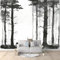 Motivtapete Fototapete Tuschemalerei Tier Hirsch Wald Tapete Fototapete Vlies Wand Tapete Wandbilder Wohnzimmer Schlafzimmer Kinderzimmer Dekoration Moderne Wanddeko 200 (B) x 140 (H) cm