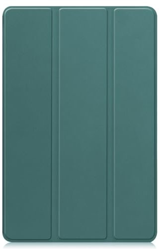 TCL NXTPAPER 11 - Funda de piel con protección de placa NXTPAPER11 magnética Sucuck All Package Sleep Wake Up (verde)