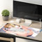 PORNHUX Mauspad XXL, Groß, Schwarz, Gaming, Hentai Anime Girl Motiv, Polyester, 800x300 mm, Schreibtischunterlage, Mauspad