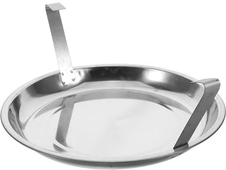 LABRIMP Ash Trays with Handles Stainless Steel Pan for BBQ Ash Collector for Grill Easy to Clean