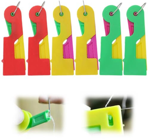 Miczoe Nadeleinfädler für Nähmaschinen und Handnähen (6 PCS)