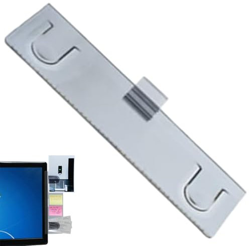 Papierständer für Schreibtisch beim Eingeben, 24x7.2 cm Plastikclip auf Monitor -Dokumentenpapierhalter, tragbarer Kopierhalter für Schreibtisch, Monitor -Memo -Board
