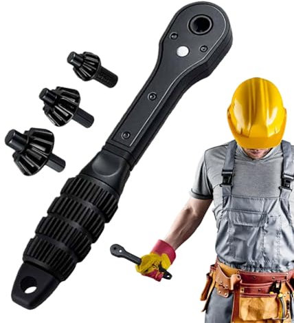 Generico 2 in 1 trapano a cricchetto a cricchetto, per trapano a cricchetto, per emergenze manutenzione elettronica installazione hvac impianto idraulico