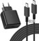 Chargeur Rapide Sam Sung 45W avec Câble USB C 2M - Compatible avec Galaxy S23 Ultra/S23/S22 Ultra/S22/S21/S21+/S21 Ultra/S20/S20+/S20 Ultra/Note 20/Note 10+/Note 9/Note 8/A70/A71 et Autres modèles