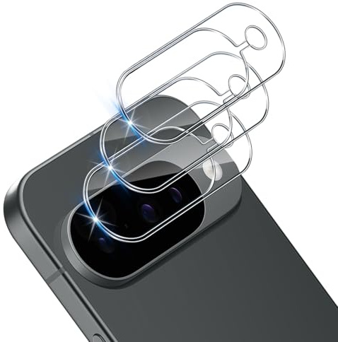 Xunzii 3 Stück Kameraschutz Schutzfolie für Google Pixel 10 für Panzerglas, 9H Härte Kratzerfest Kamera Schutz Glas mit Positionierhilfe für Installation, Ultra-Klar Linse Schutzglas