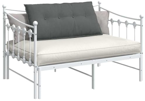vidaXL Rückenkissen Dunkelgrau 100 x 19 x 50 cm Stoff