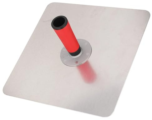 ViaGasaFamido Faucon pour Cloisons Sèches en Alliage d'aluminium, Outil de Plâtre Léger avec Poignée Confortable, 12 X 12 Pouces pour une Application de Mortier de Ciment Lisse