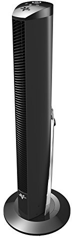 Vornado OSCR37 Oscillating Tower Fan and Air Circulator with Remote, Smooth Oscillation, Timer and Touch Controls, 37-Inch,Black