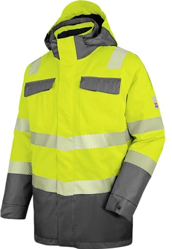 WÜRTH MODYF Warnschutz Winter Parka 3in1 Neon EN 20471 3 gelb anthrazit - Größe M