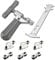 Bicycle Chain Tool Kit, 6 Pairs Bicycle Missing Link + Bicycle Chain Breaker + Chain Wear Gauge|Qkurt Bike Cycling Chain Mechanic Repair Tool Set for 6/7/8/9/10 Speed Chain Link Repair, Gray