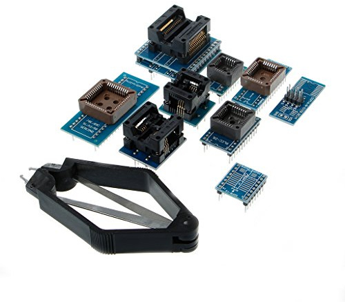 BIlinli 10 Programmer Adapter Sockets Kit für TL866CS TL866A EZP2010 mit IC Extractor