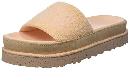 UGG Damen Laton Schiebe-Sandalen, Peach Fuzz Terry, 38 EU