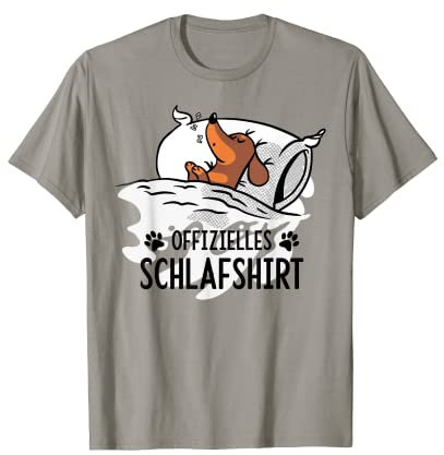 OFFIZIELLES SCHLAFSHIRT DACKEL SCHLAFANZUG HUND T-Shirt
