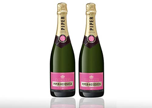 Piper Heidsieck 2er set Rose Sauvage Brut 2x 0,75l (12% Vol) Champagner- [Enthält Sulfite]