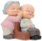 VICASKY Alter Mann Oma Verzierungen Handgefertigtes Harzhandwerk Tortenaufsatz-statue Kuchen-harz-statue Jubiläumszahlen Statuen Zum Hochzeitstag Aus Harz Liebhaber Marionette Romantisch