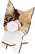 YWBL-WH Niedlicher Tier-Brillenhalter Holz-Brillenständer Brillenhalter Brillenständer für Home Office Desk Decor(Katze)