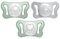 Chicco PhysioForm Micrò Lumi, Schnuller für Babys im Dunkeln, leicht, mit Mini-Brust, ergonomische Form, unterstützt die richtige Entwicklung des Mundes, 0-2 Monate, 2 Stück, neutral